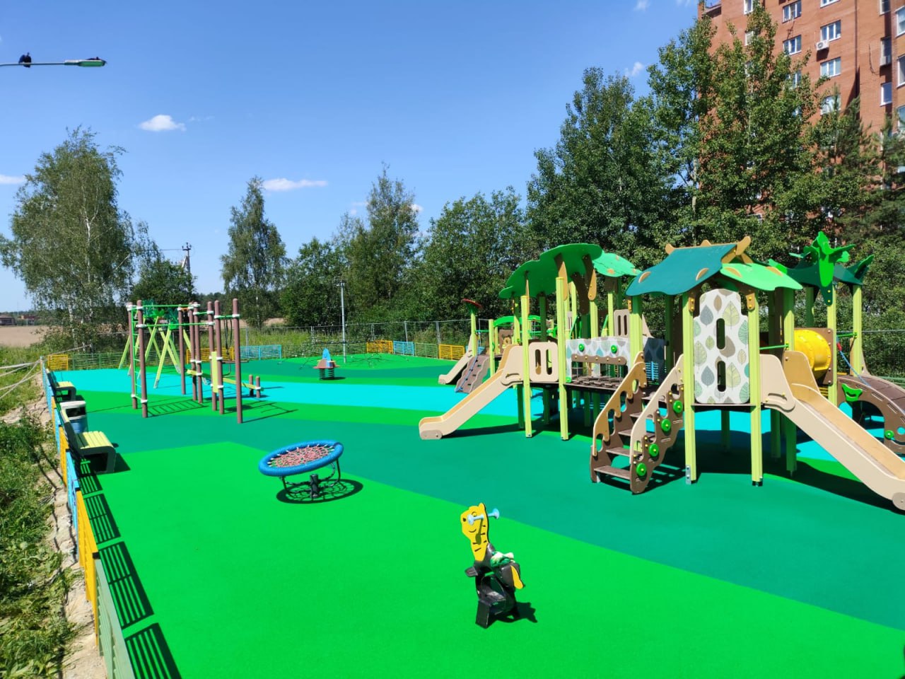 Обустройство детской игровой площадки